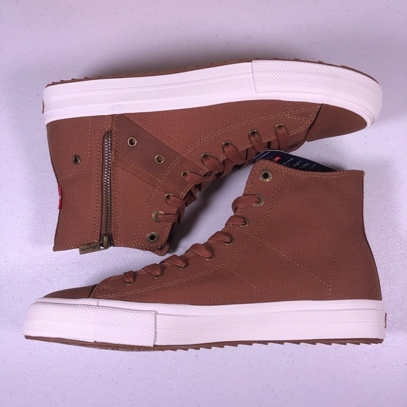 LEVI’S Side Zip Mid Top Fashion Sneaker Shoes - Picture 8 of 10